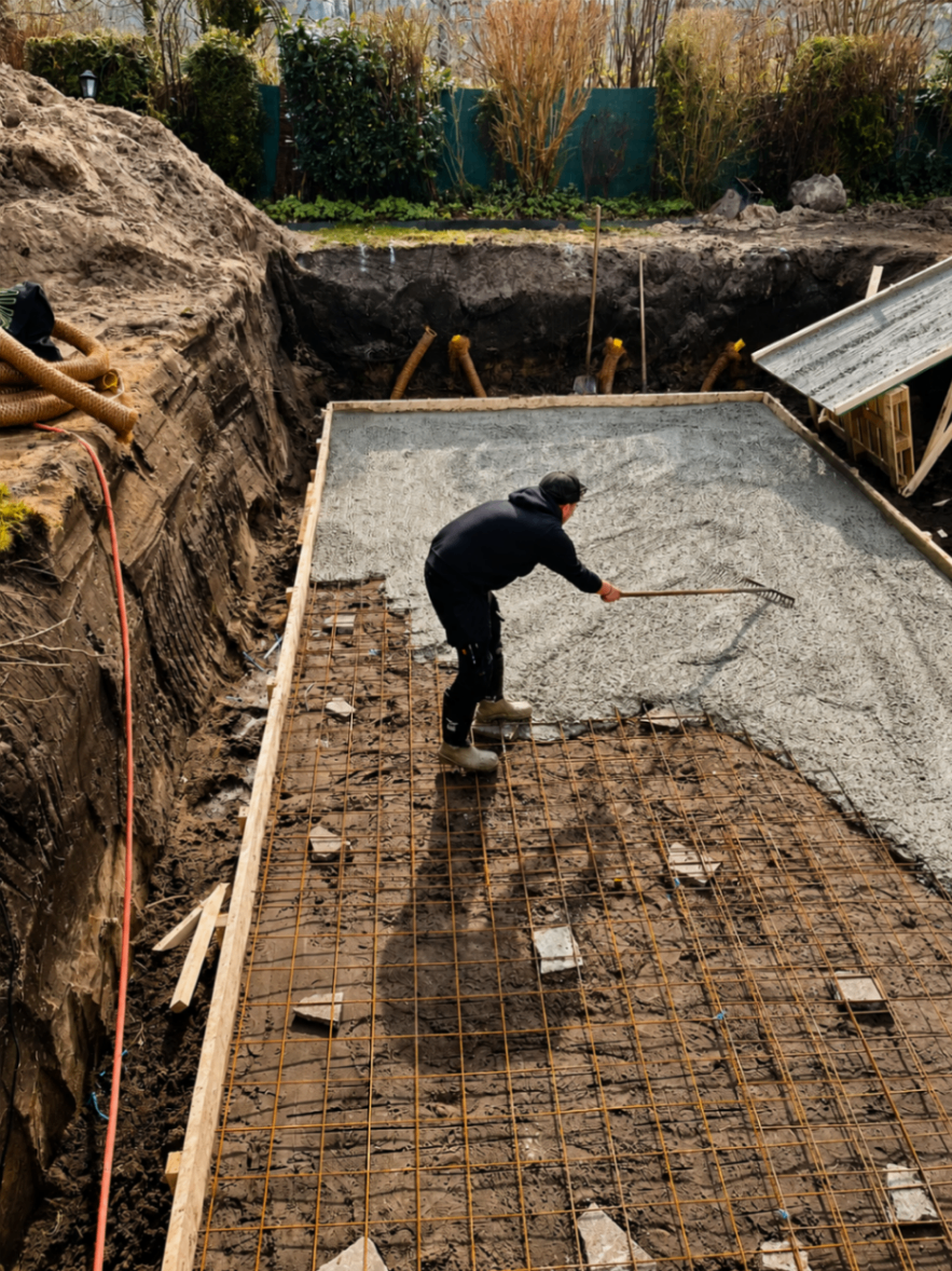Fundament vorbereiten